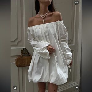 ZARA ZW COLLECTION FLOUNCED DRESS